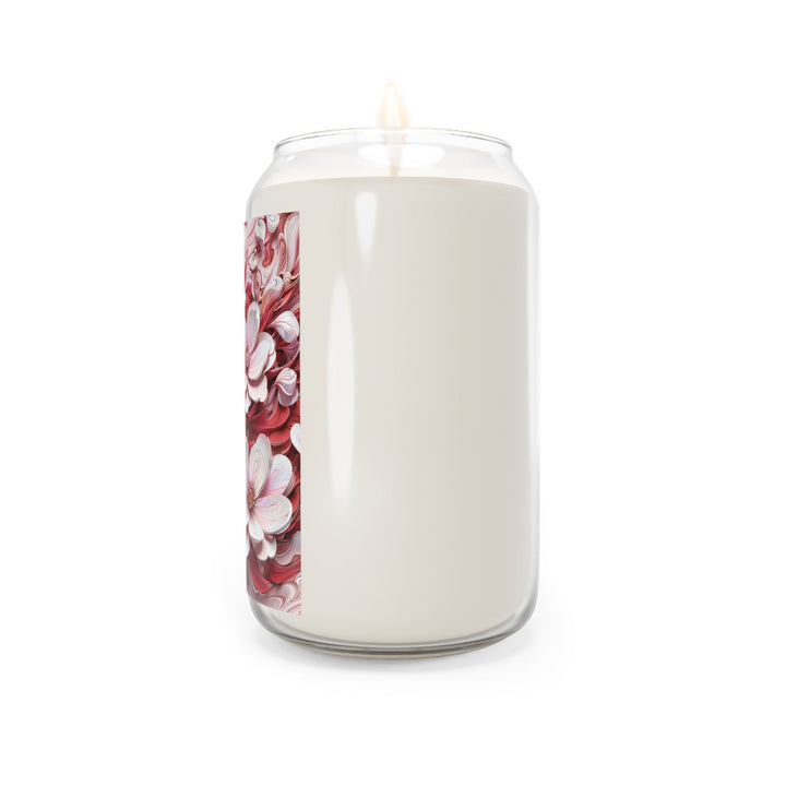Swirling Floral Abundance - Scented Candle - Home Decor - g(0D·IO) - Vanilla Bean - 13.75oz -