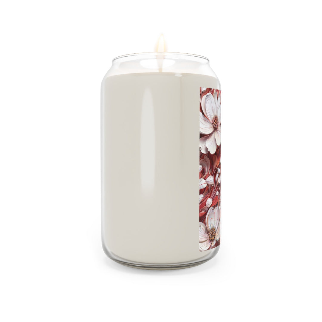 Swirling Floral Abundance - Scented Candle - Home Decor - g(0D·IO) - Vanilla Bean - 13.75oz -