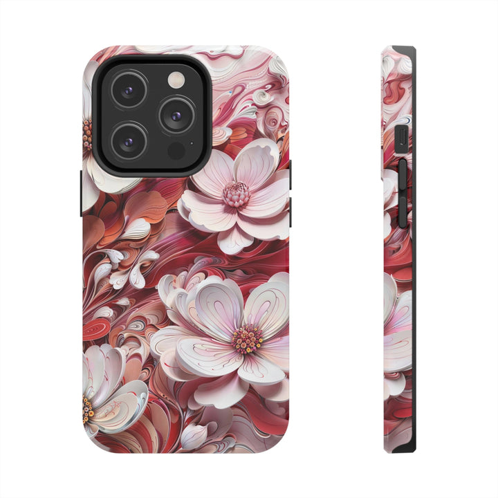 Swirling Floral Abundance - Tough Phone Case - Phone Case - g(0D·IO) - iPhone 14 Pro - -