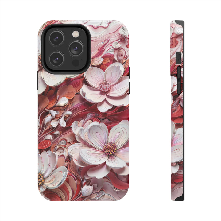 Swirling Floral Abundance - Tough Phone Case - Phone Case - g(0D·IO) - iPhone 14 Pro Max - -