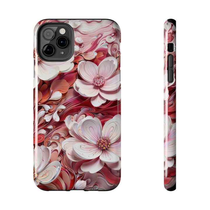 Swirling Floral Abundance - Tough Phone Case - Phone Case - g(0D·IO) - iPhone 11 Pro Max - -