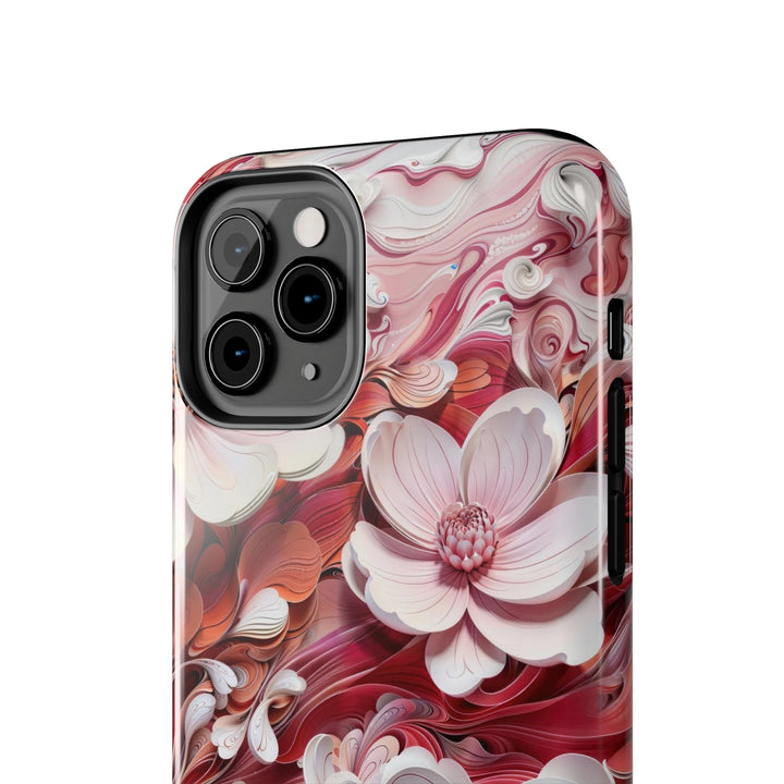 Swirling Floral Abundance - Tough Phone Case - Phone Case - g(0D·IO) - iPhone 13 Mini - -