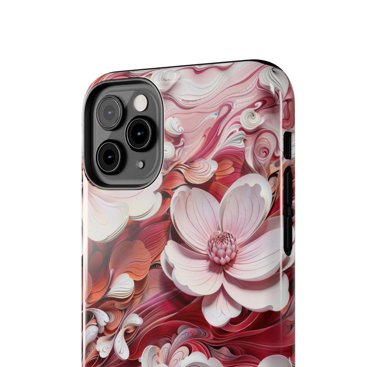 Swirling Floral Abundance - Tough Phone Case - Phone Case - g(0D·IO) - iPhone 13 Mini - -