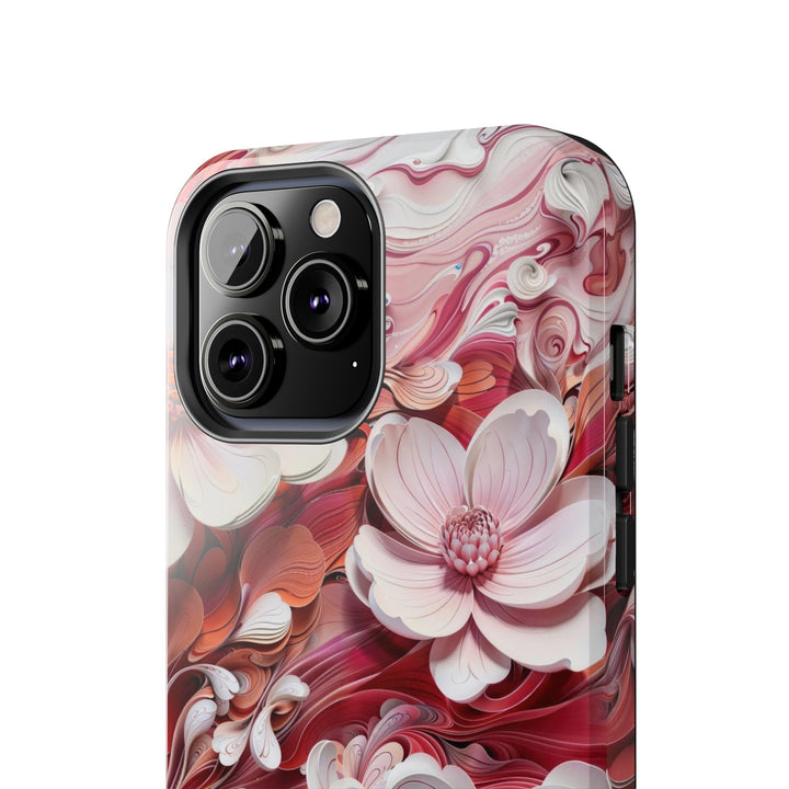 Swirling Floral Abundance - Tough Phone Case - Phone Case - g(0D·IO) - iPhone 13 Mini - -