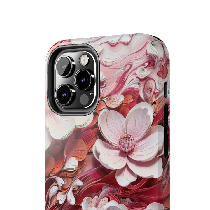 Swirling Floral Abundance - Tough Phone Case - Phone Case - g(0D·IO) - iPhone 13 Mini - -