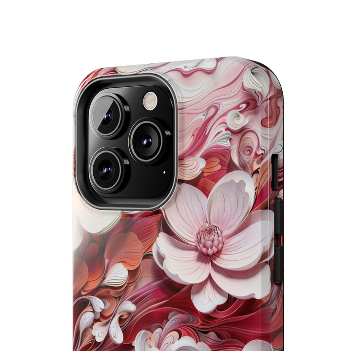 Swirling Floral Abundance - Tough Phone Case - Phone Case - g(0D·IO) - iPhone 13 Mini - -