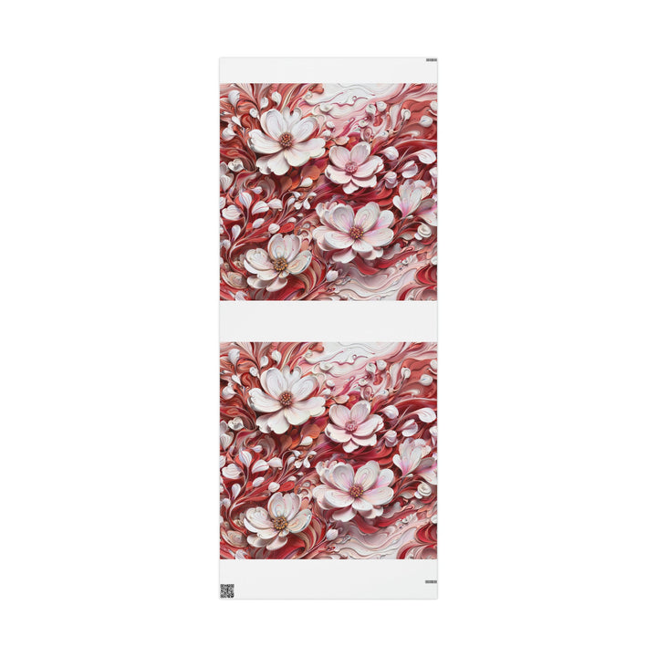 Swirling Floral Abundance - Wrapping Paper - Home Decor - g(0D·IO) - 30'' x 72'' - Matte -