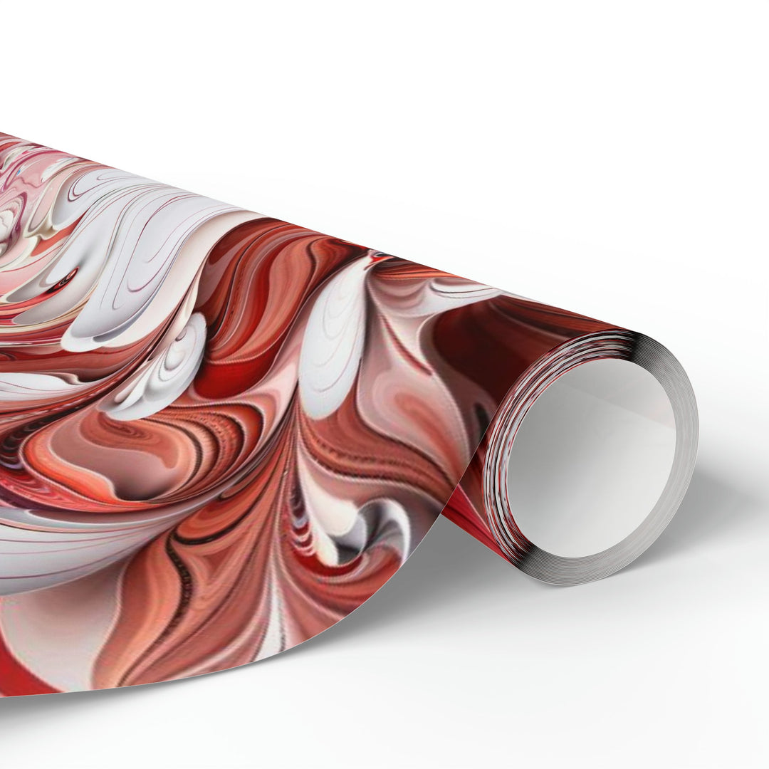 Swirling Floral Abundance - Wrapping Paper - Home Decor - g(0D·IO) - 30'' x 72'' - Matte -