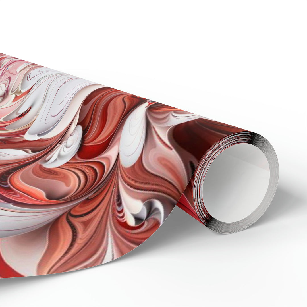 Swirling Floral Abundance - Wrapping Paper - Home Decor - g(0D·IO) - 30'' x 72'' - Matte -