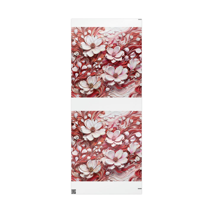 Swirling Floral Abundance - Wrapping Paper - Home Decor - g(0D·IO) - 30'' x 72'' - Glossy -