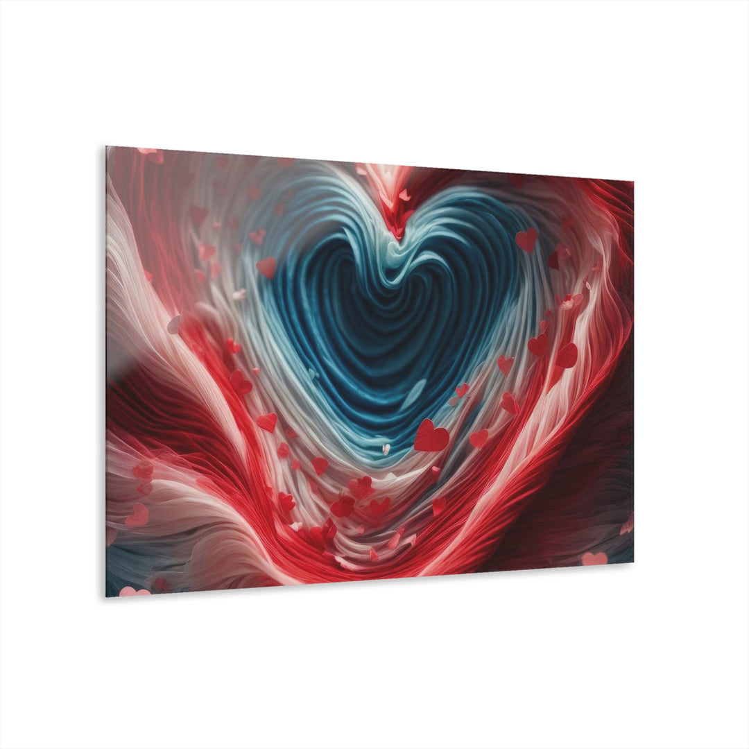 Swirling Heart Embrace - Acrylic Prints (French Cleat Hanging) - Home Decor - g(0D·IO) - 36" x 24" (Horizontal) - 0.25'' -