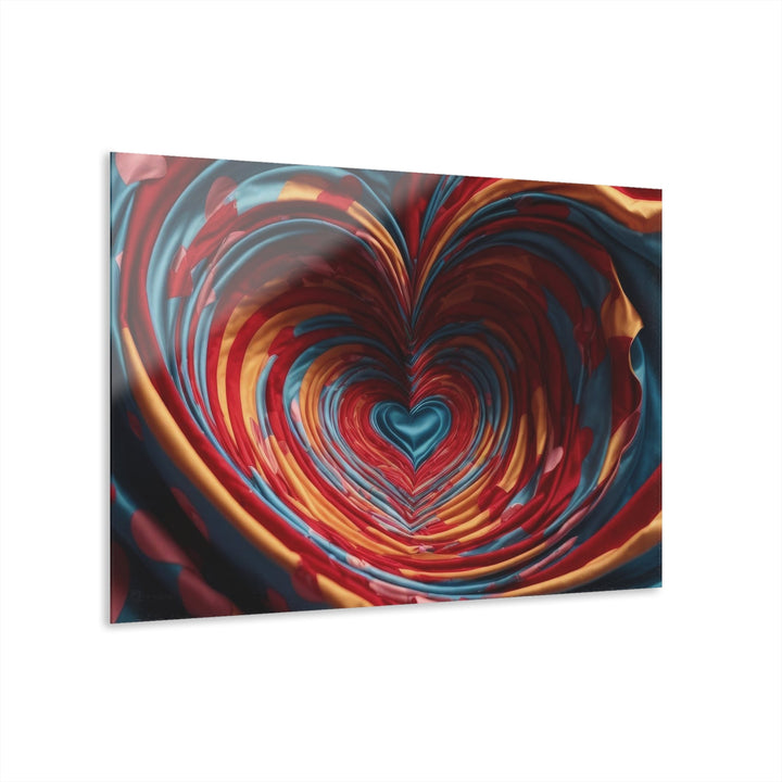 Swirling Heart Embrace - Acrylic Prints (French Cleat Hanging) - Home Decor - g(0D·IO) - 36" x 24" (Horizontal) - 0.25'' -