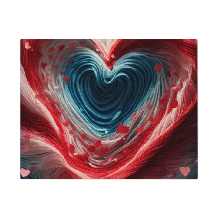 Swirling Heart Embrace - Jigsaw Puzzle (100, 252, 500, 1000 pieces) - Puzzle - g(0D·IO) - 9.6" × 8" (110 pcs) - -