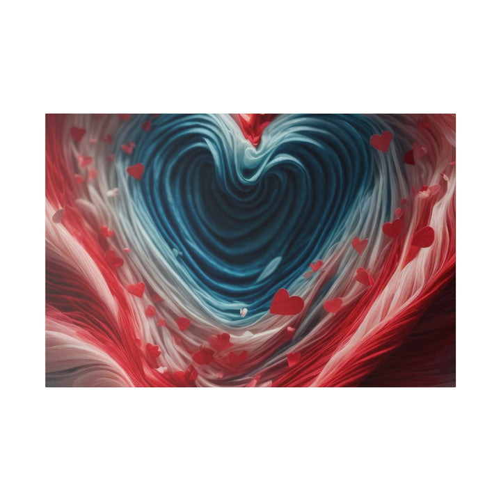 Swirling Heart Embrace - Matte Canvas - Canvas - g(0D·IO) - 48″ x 32″ (Horizontal) - 0.75'' -