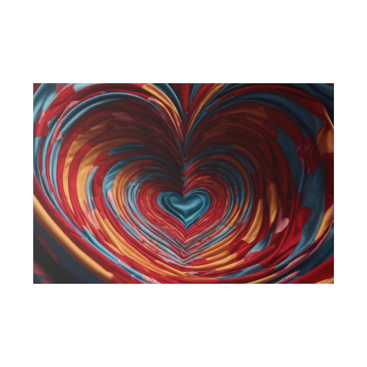 Swirling Heart Embrace - Matte Canvas - Canvas - g(0D·IO) - 48″ x 32″ (Horizontal) - 0.75'' -