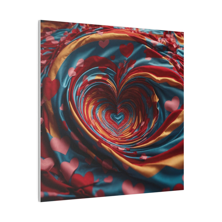 Swirling Heart Embrace - Matte Canvas - Canvas - g(0D·IO) - 32" x 32" (Square) - 0.75'' -