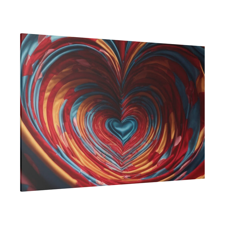 Swirling Heart Embrace - Matte Canvas - Canvas - g(0D·IO) - 32" x 32" (Square) - 0.75'' -