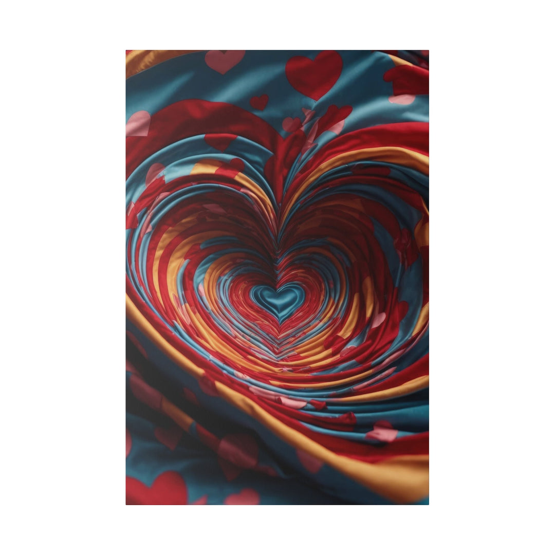 Swirling Heart Embrace - Matte Canvas - Canvas - g(0D·IO) - 32″ x 48″ (Vertical) - 0.75'' -