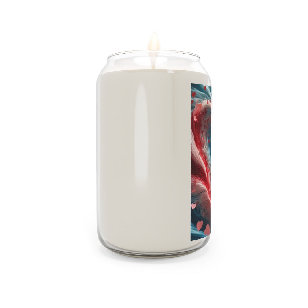 Swirling Heart Embrace - Scented Candle - Home Decor - g(0D·IO) - Vanilla Bean - 13.75oz -