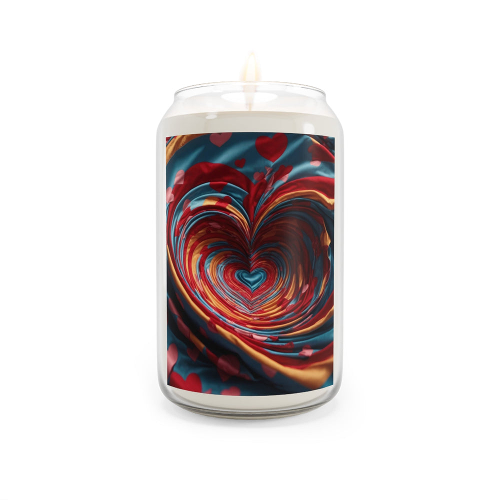 Swirling Heart Embrace - Scented Candle - Home Decor - g(0D·IO) - Sea Breeze - 13.75oz -