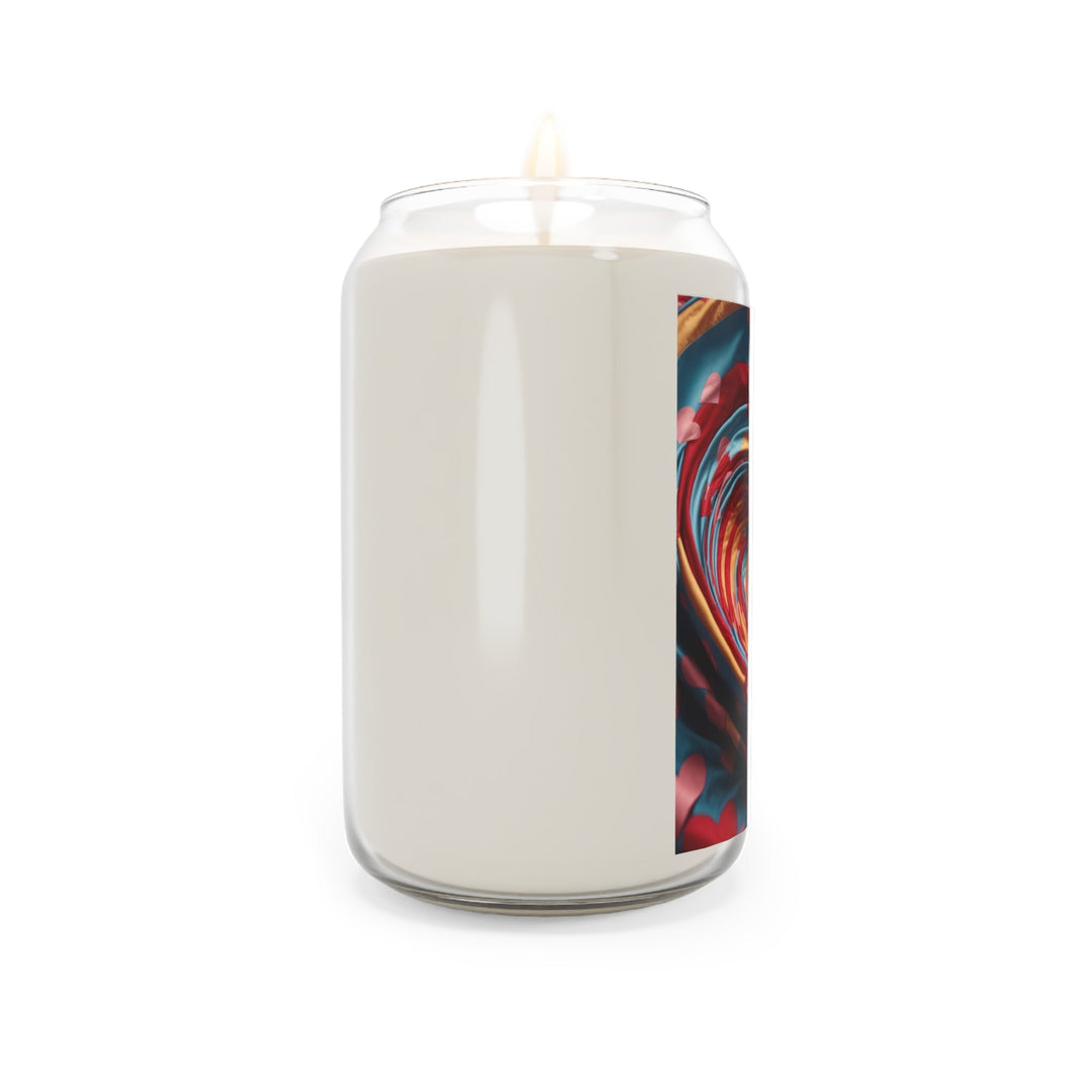 Swirling Heart Embrace - Scented Candle - Home Decor - g(0D·IO) - Vanilla Bean - 13.75oz -