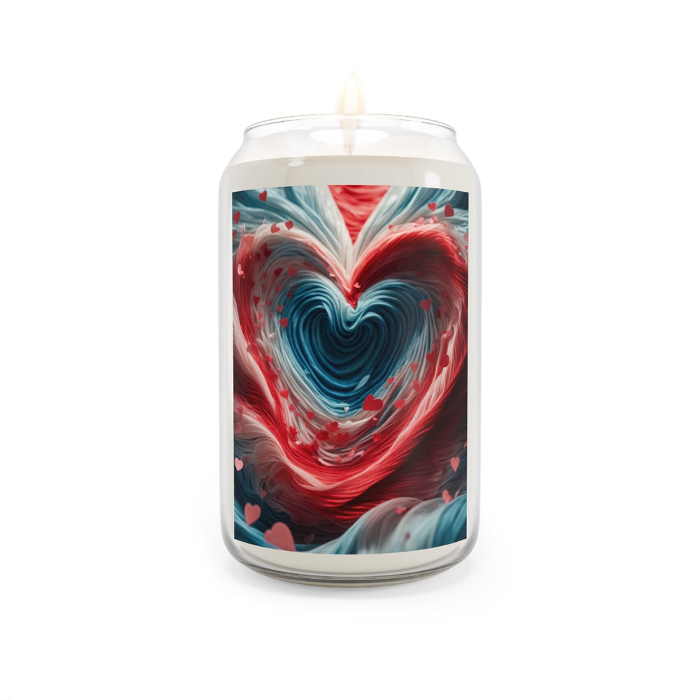 Swirling Heart Embrace - Scented Candle - Home Decor - g(0D·IO) - Sea Breeze - 13.75oz -