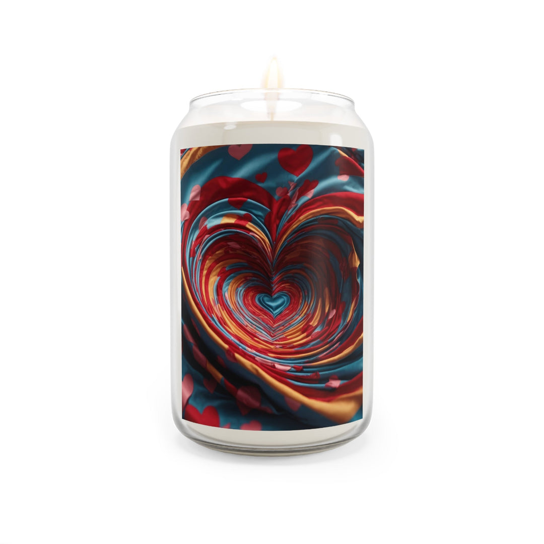 Swirling Heart Embrace - Scented Candle - Home Decor - g(0D·IO) - Comfort Spice - 13.75oz -