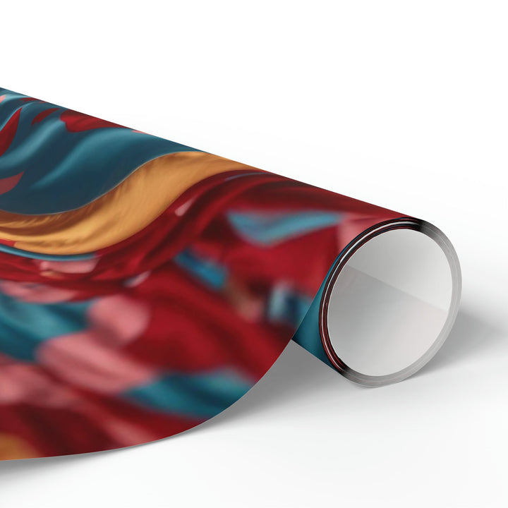 Swirling Heart Embrace - Wrapping Paper - Home Decor - g(0D·IO) - 30'' x 72'' - Matte -