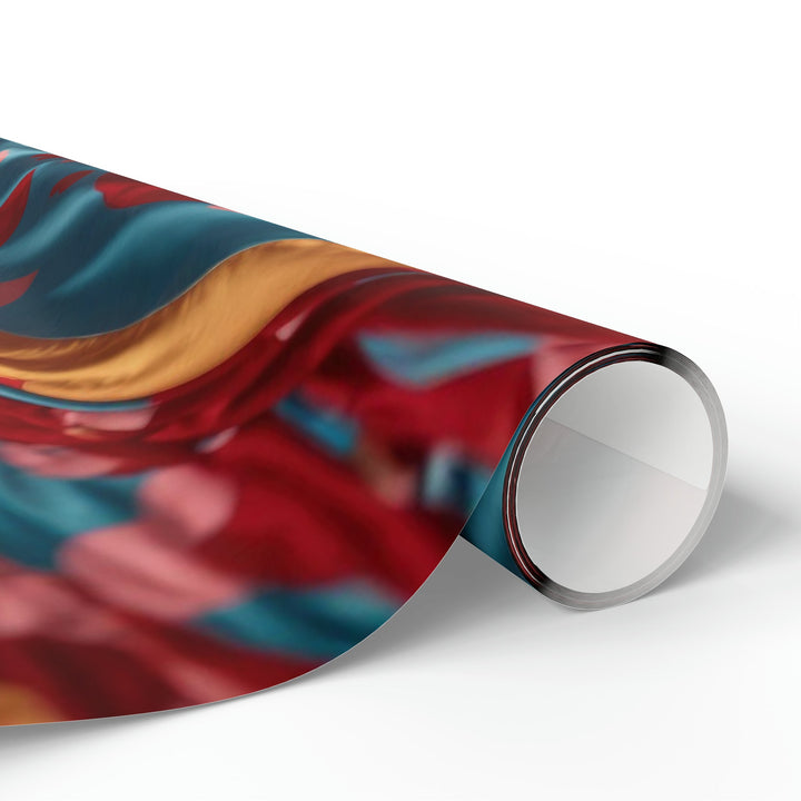 Swirling Heart Embrace - Wrapping Paper - Home Decor - g(0D·IO) - 30'' x 72'' - Matte -