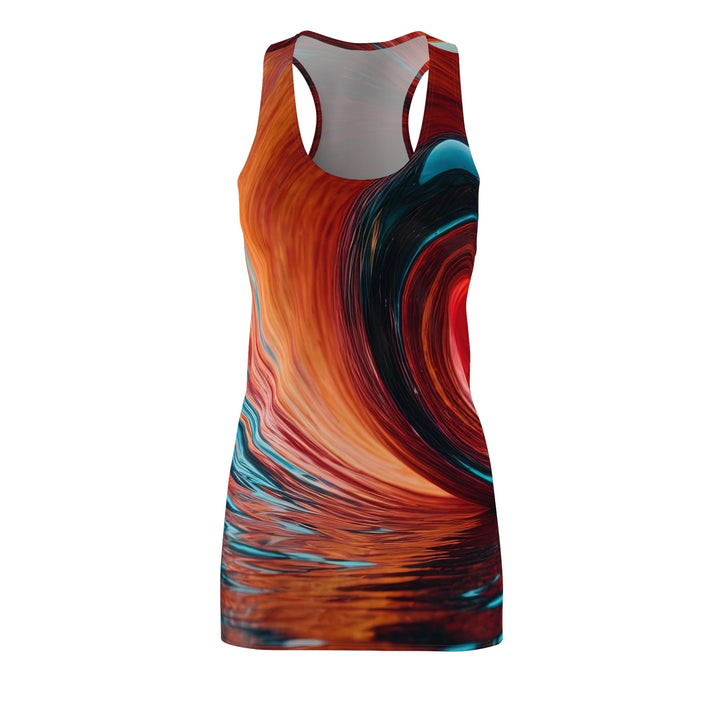 Swirling Heart Reflection - Racerback Dress - All Over Prints - g(0D·IO) - XS - -