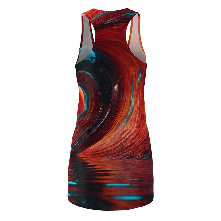 Swirling Heart Reflection - Racerback Dress - All Over Prints - g(0D·IO) - XS - -