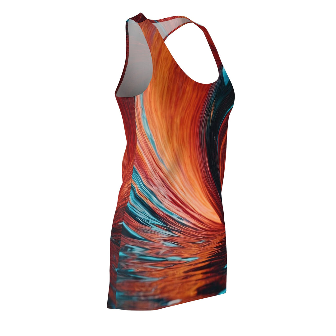 Swirling Heart Reflection - Racerback Dress - All Over Prints - g(0D·IO) - XS - -