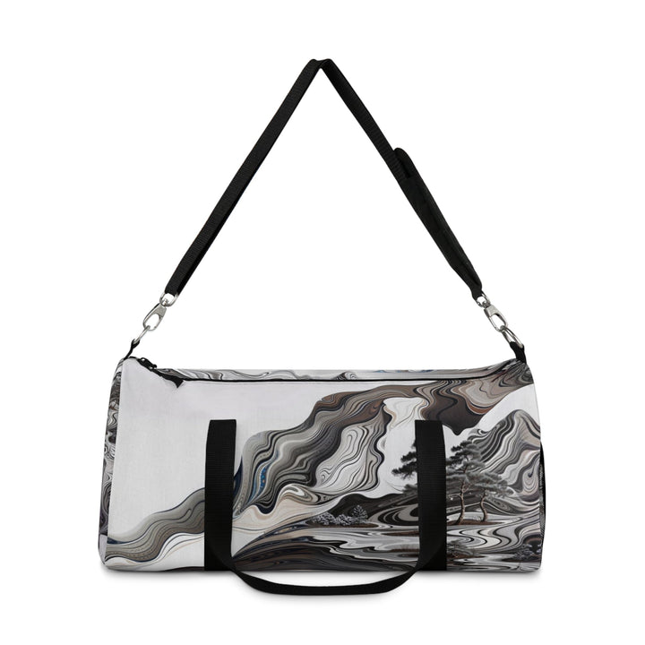 Swirling Monochrome Landscape - Duffle Bag - Bags - g(0D·IO) - Large - -