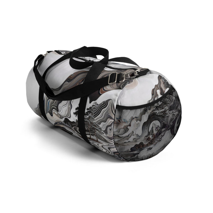 Swirling Monochrome Landscape - Duffle Bag - Bags - g(0D·IO) - Large - -