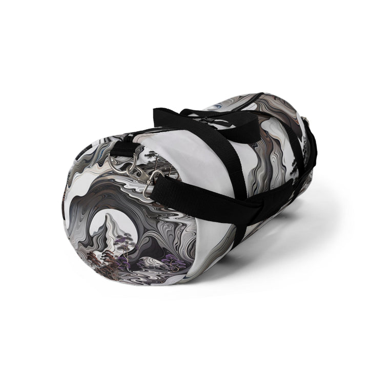 Swirling Monochrome Landscape - Duffle Bag - Bags - g(0D·IO) - Large - -