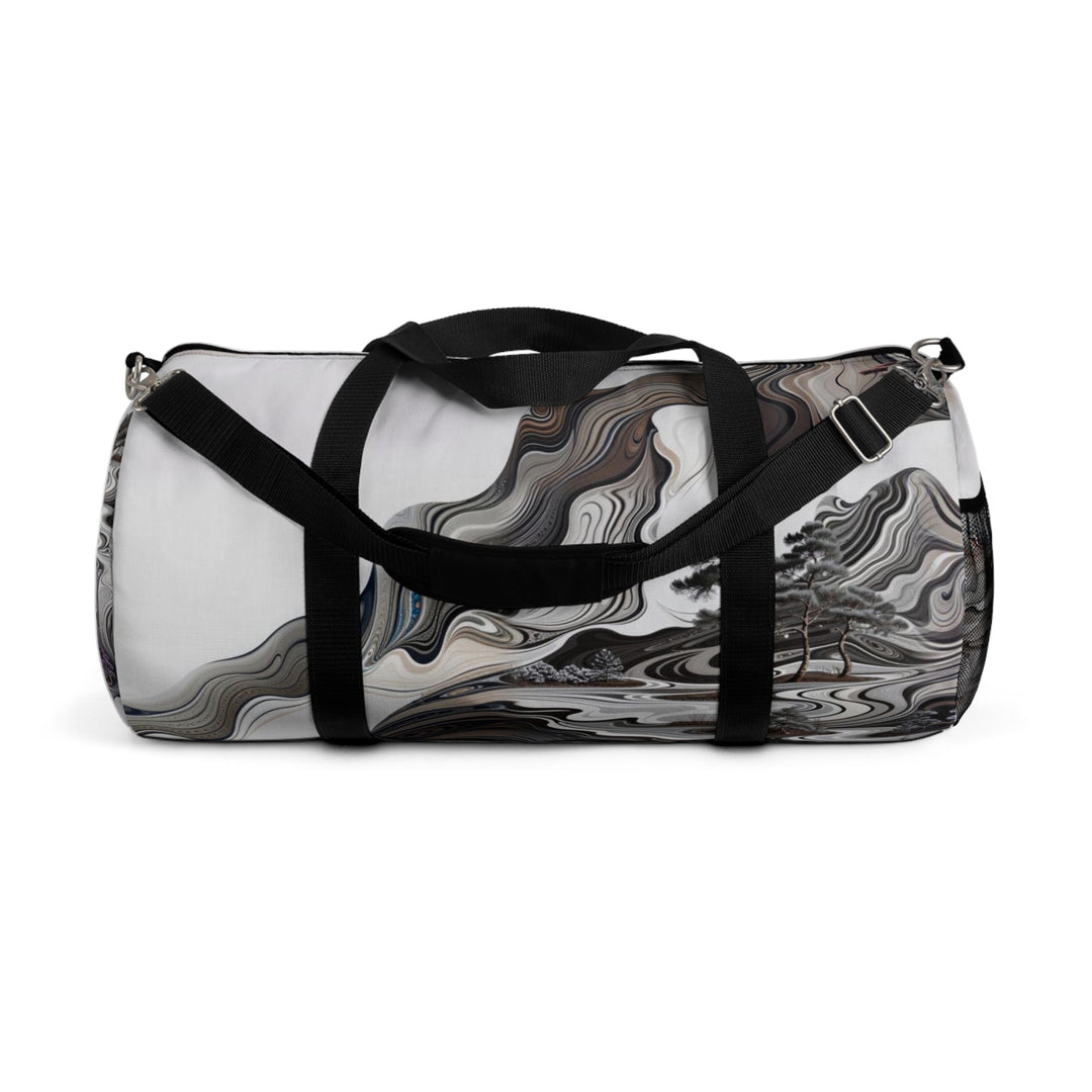 Swirling Monochrome Landscape - Duffle Bag - Bags - g(0D·IO) - Large - -