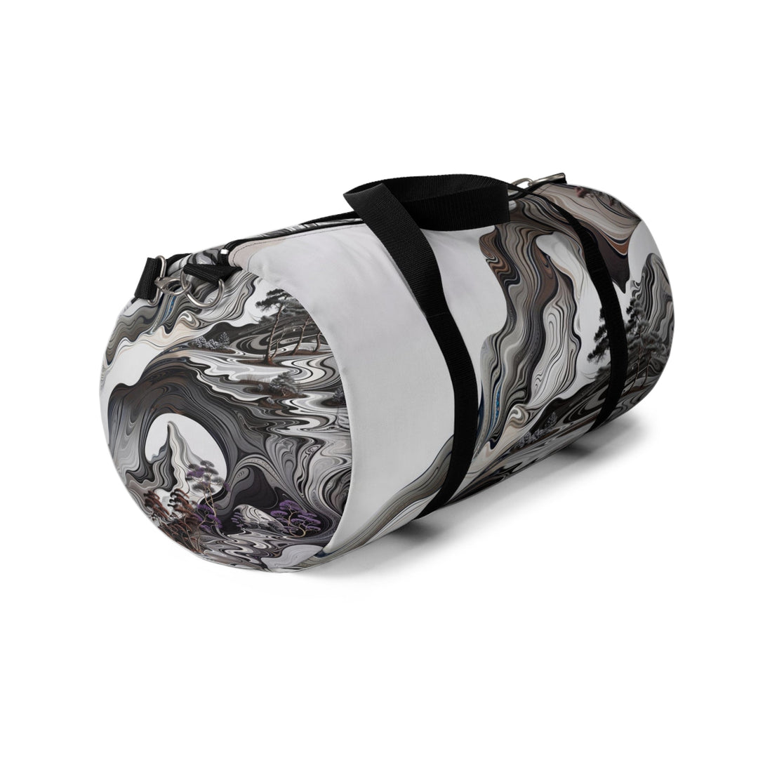 Swirling Monochrome Landscape - Duffle Bag - Bags - g(0D·IO) - Large - -