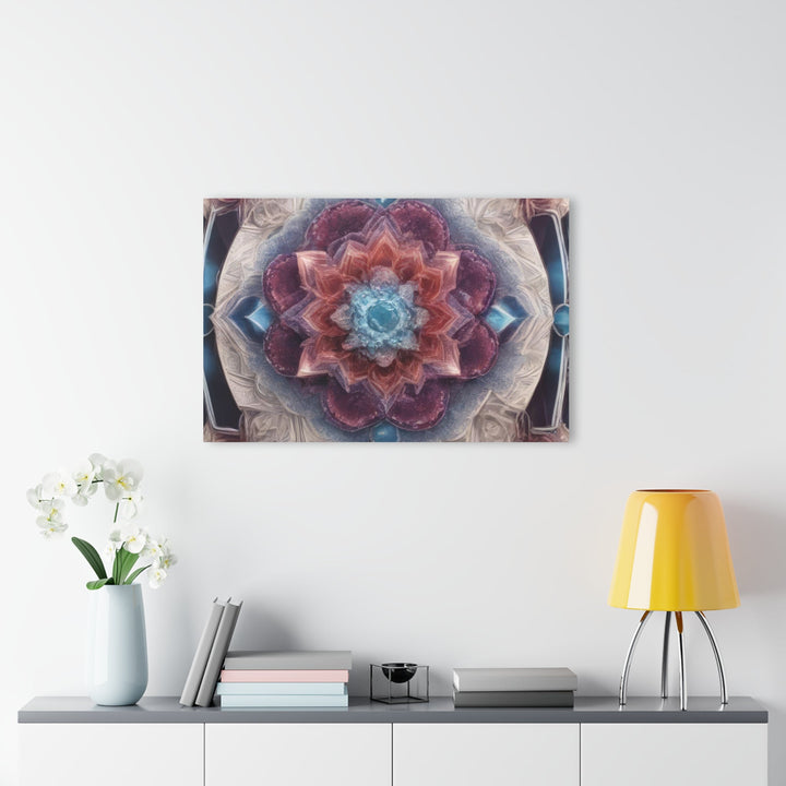 Symmetrical Crystal Bloom - Acrylic Prints (French Cleat Hanging) - Home Decor - g(0D·IO) - 24" x 36" (Vertical) - 0.25'' -