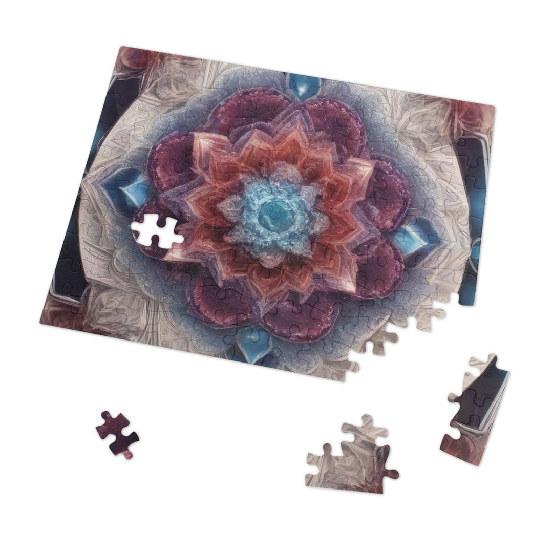 Symmetrical Crystal Bloom - Jigsaw Puzzle (100, 252, 500, 1000 pieces) - Puzzle - g(0D·IO) - 29.25" × 19.75" (1000 pcs) - -