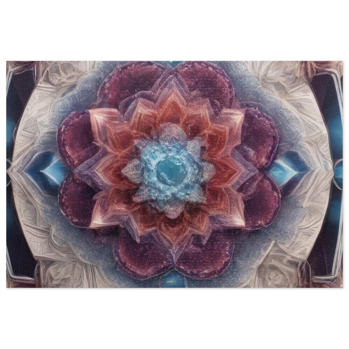 Symmetrical Crystal Bloom - Jigsaw Puzzle (100, 252, 500, 1000 pieces) - Puzzle - g(0D·IO) - 29.25" × 19.75" (1000 pcs) - -