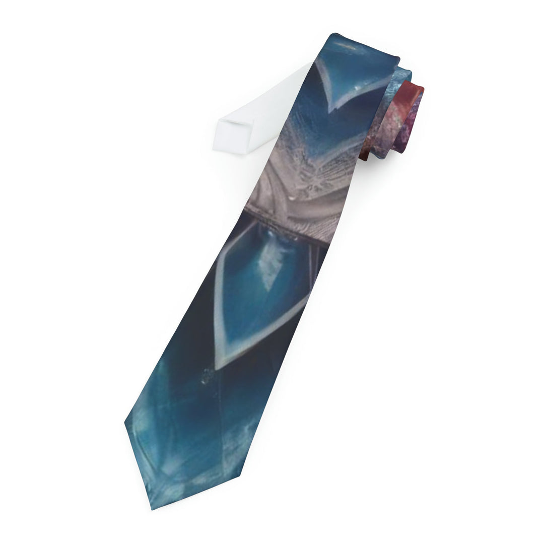 Symmetrical Crystal Bloom - Men's Necktie - Accessories - g(0D·IO) - One Size - -