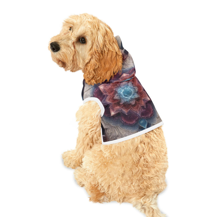 Symmetrical Crystal Bloom - Pet Hoodie - Pets - g(0D·IO) - XXS - Black Rib -