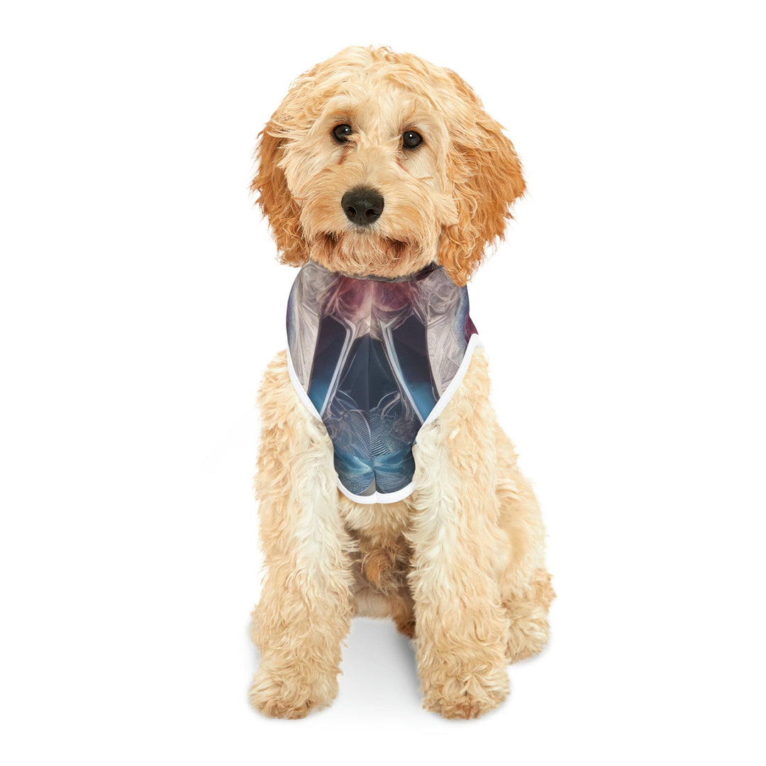 Symmetrical Crystal Bloom - Pet Hoodie - Pets - g(0D·IO) - XXS - Black Rib -