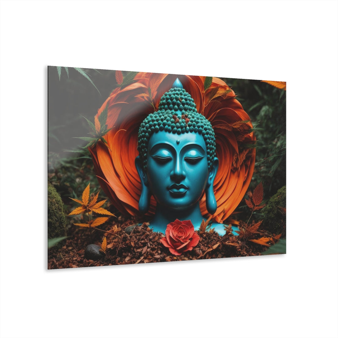 Tranquil Buddha Nature - Acrylic Prints (French Cleat Hanging) - Home Decor - g(0D·IO) - 36" x 24" (Horizontal) - 0.25'' -