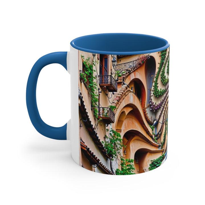 Urban Whimsical Vortex - Accent Coffee Mug - Mug - g(0D·IO) - Pink - 11oz -