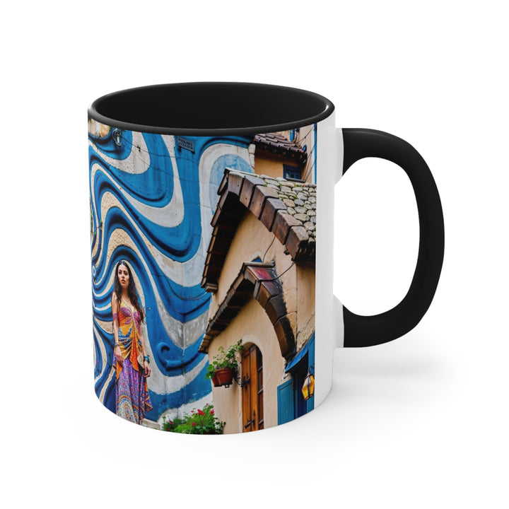 Urban Whimsical Vortex - Accent Coffee Mug - Mug - g(0D·IO) - Pink - 11oz -