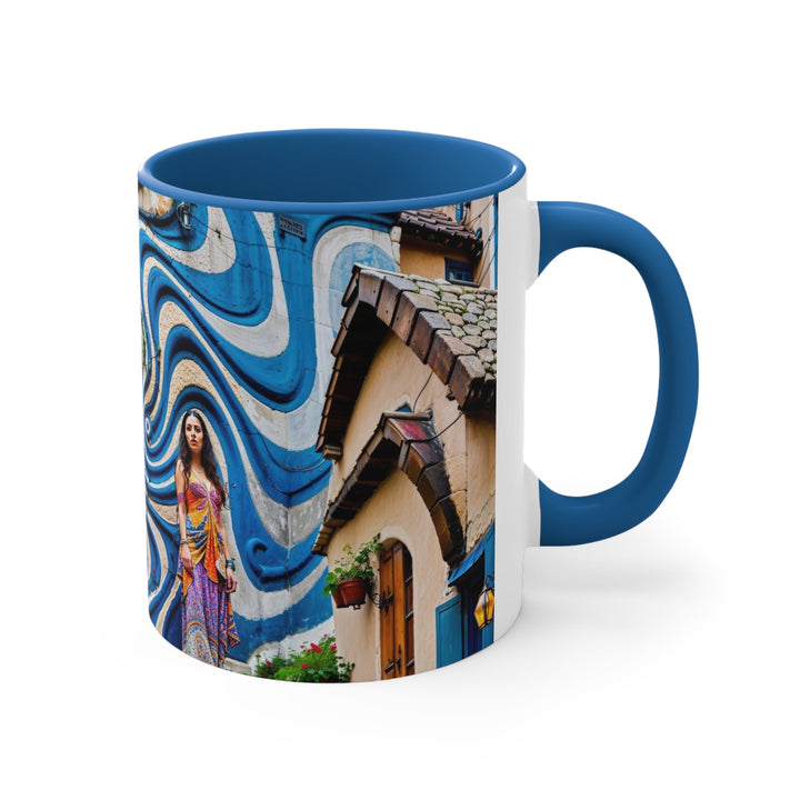 Urban Whimsical Vortex - Accent Coffee Mug - Mug - g(0D·IO) - Pink - 11oz -