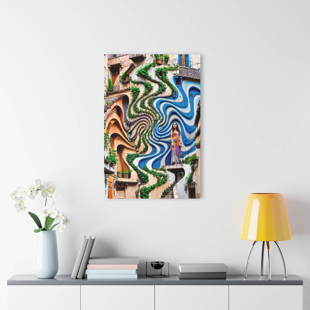Urban Whimsical Vortex - Acrylic Prints (French Cleat Hanging) - Home Decor - g(0D·IO) - 24" x 36" (Vertical) - 0.25'' -