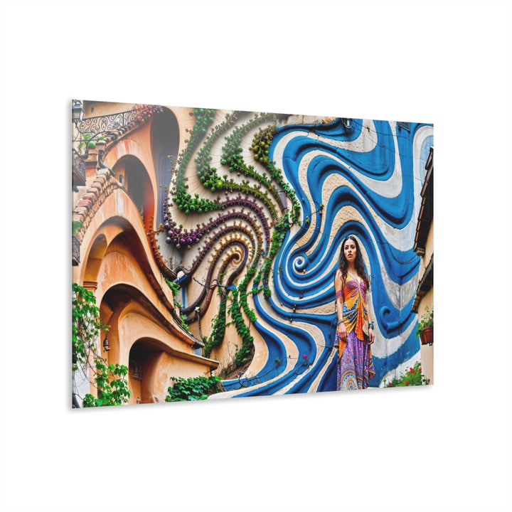 Urban Whimsical Vortex - Acrylic Prints (French Cleat Hanging) - Home Decor - g(0D·IO) - 36" x 24" (Horizontal) - 0.25'' -