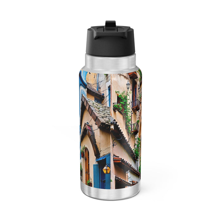 Urban Whimsical Vortex - Gator Tumbler 32oz - Mug - g(0D·IO) - Silver - 32oz -